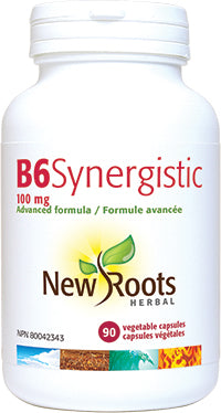 New Roots B6 Synergistic (100mg) (90 VCaps) - Lifestyle Markets